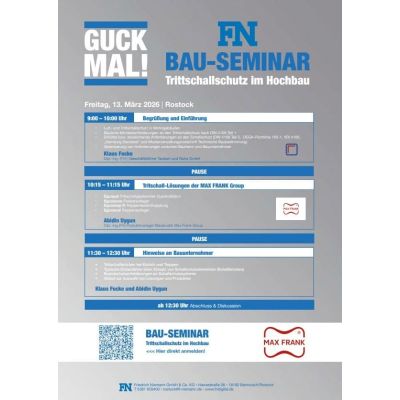 FN Bau-Seminar Trittschallschutz im Hochbau