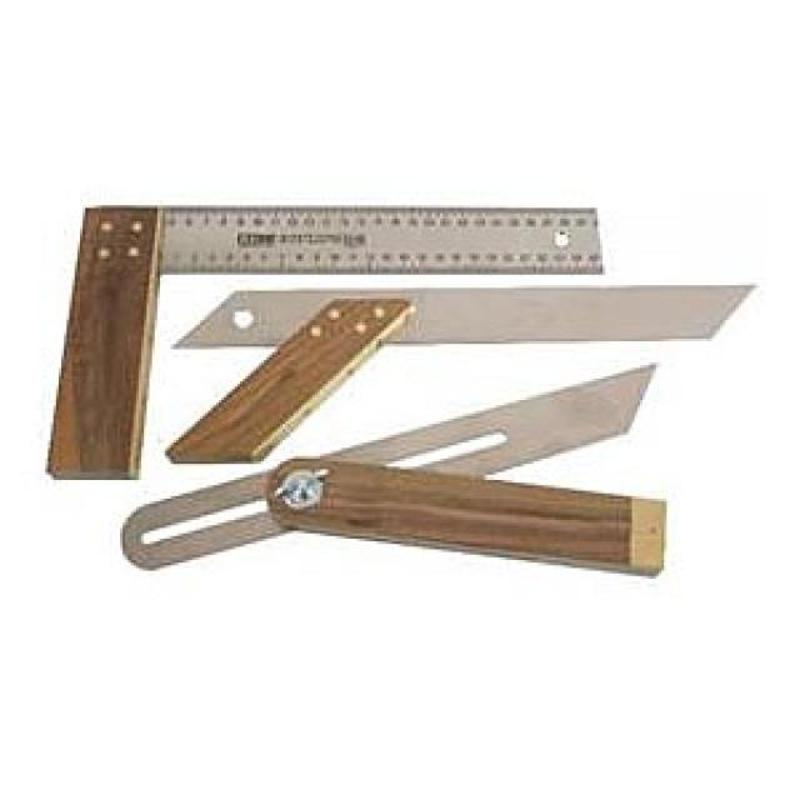 Tecfox Tischler-Set 3-teilig mit Schmiege, Gehrmaß und A031T