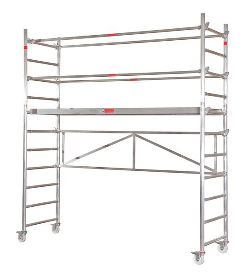Müba Alu Rollgerüst Boy 3, L: 2,50 m, B: 0,70 m 46052