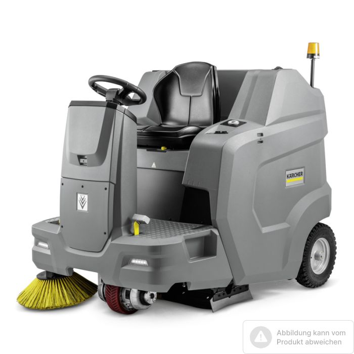 Foto von Kärcher Aufsitz-Kehrmaschine KM 100/120 R Bp Pack 160Ah Li+FC Foto von Kärcher Aufsitz-Kehrmaschine KM 100/120 R Bp Pack 160Ah Li+FC