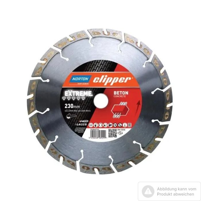 Bild von Norton Clipper Diamantscheibe Extreme Beton -400 Ø mm Bild von Norton Clipper Diamantscheibe Extreme Beton -400 Ø mm