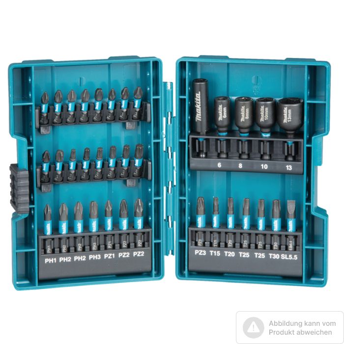 Foto von Makita Bit-Set IMPACT BLACK 35-teilig mit schlagfesten Bits in PH,PZ und Torx, Foto von Makita Bit-Set IMPACT BLACK 35-teilig mit schlagfesten Bits in PH,PZ und Torx,
