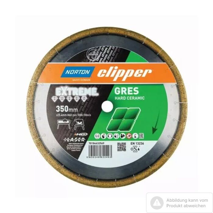 Bild von Norton Clipper Diamantscheibe Extreme Gres Ø115 x 22,23 Bild von Norton Clipper Diamantscheibe Extreme Gres Ø115 x 22,23