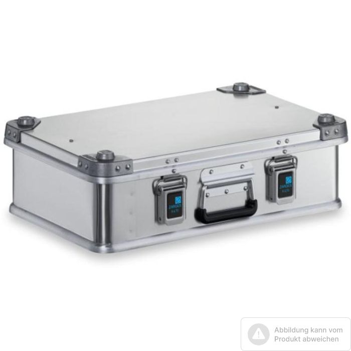 Bild von Zarges Alu-Kiste K470, 29l, IM: 550x350x150mm umlfd. Dichtung, Edelstahlscharnierband Bild von Zarges Alu-Kiste K470, 29l, IM: 550x350x150mm umlfd. Dichtung, Edelstahlscharnierband