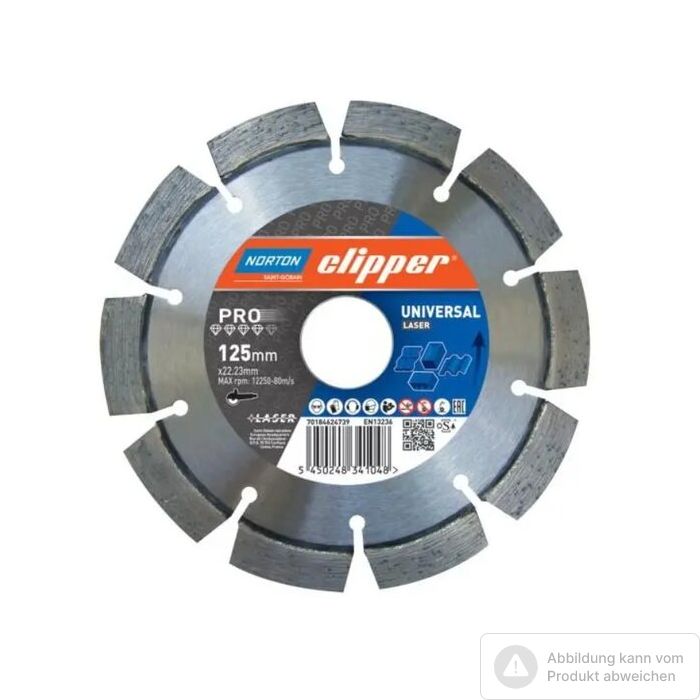 Bild von Norton Clipper Diamantscheibe Pro Universal Laser - 400 Ø mm Bild von Norton Clipper Diamantscheibe Pro Universal Laser - 400 Ø mm