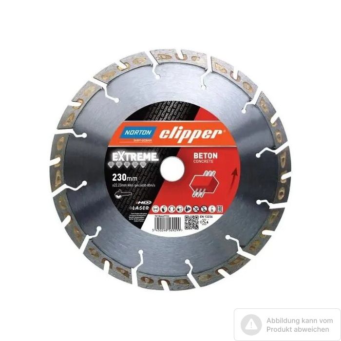 Bild von Norton Clipper Diamantscheibe Extreme Beton -125 Ø mm Bild von Norton Clipper Diamantscheibe Extreme Beton -125 Ø mm