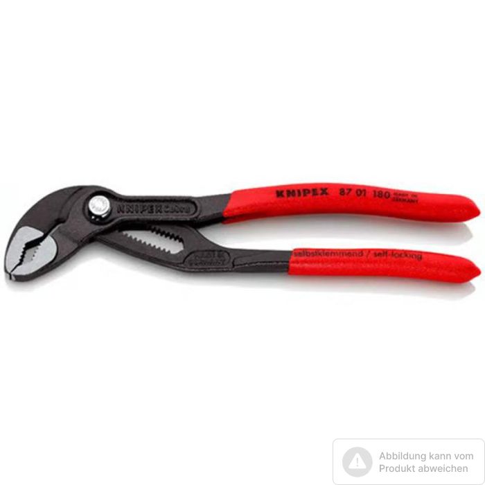 Foto von Knipex Wasserpumpenzange Cobra, 180 mm lang Foto von Knipex Wasserpumpenzange Cobra, 180 mm lang