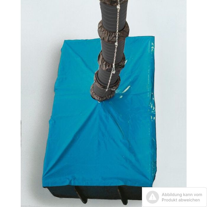 Bild von Müba PVC-Containerabdeckplane mit Öffnung für Schuttrohre Bild von Müba PVC-Containerabdeckplane mit Öffnung für Schuttrohre