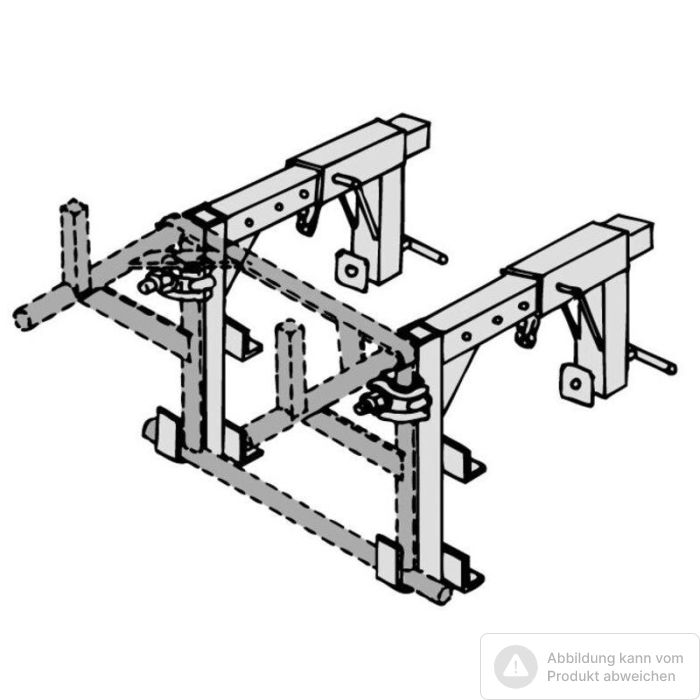 Bild von Müba Brüstungshalter 2-Teilig für Trägergestell Bild von Müba Brüstungshalter 2-Teilig für Trägergestell