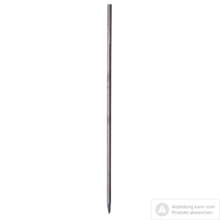 Bild von Müba Schnurnagel Länge = 1,00 m 18 mm Rundstahl, geschmiedete Spitze Bild von Müba Schnurnagel Länge = 1,00 m 18 mm Rundstahl, geschmiedete Spitze