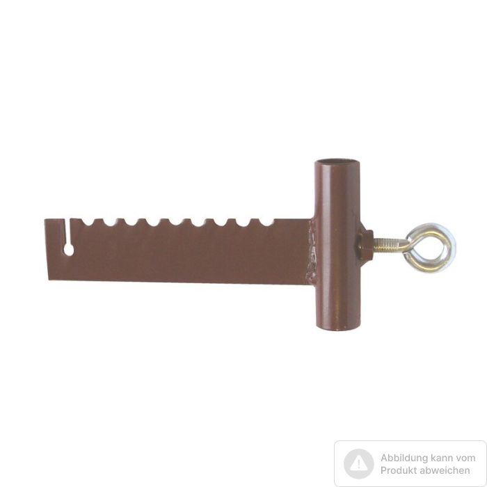 Bild von Müba Richtschnurhalter mit Kerbe zur Seilführung für Schnurnägel 16, 18 und 20 mm, Länge 25cm Bild von Müba Richtschnurhalter mit Kerbe zur Seilführung für Schnurnägel 16, 18 und 20 mm, Länge 25cm