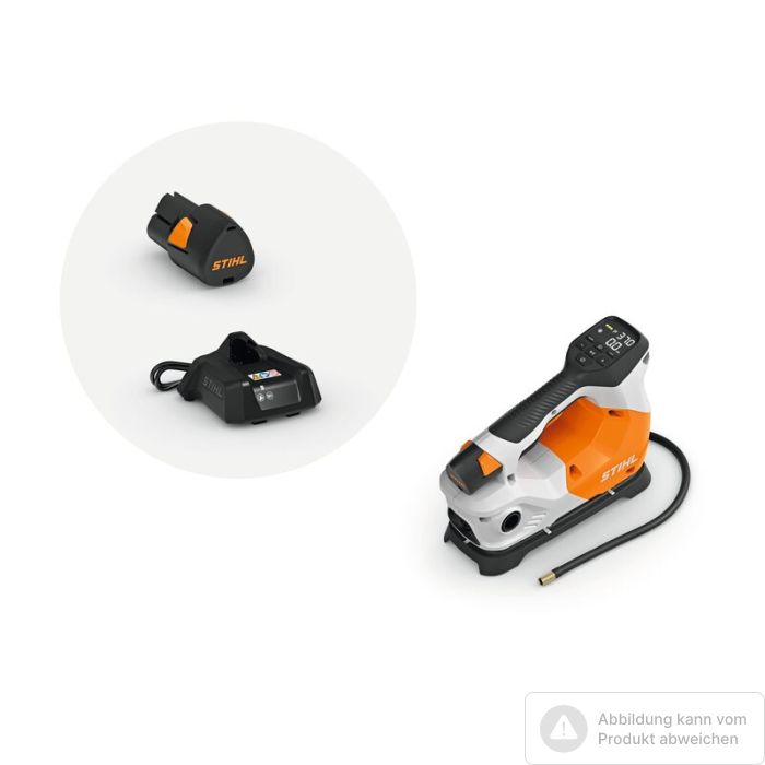 Bild von Stihl Akku-Kompressor KOA 20 Set 10,8 V, 10,3 Bar, max. Vollumenstrom 360 l/min Bild von Stihl Akku-Kompressor KOA 20 Set 10,8 V, 10,3 Bar, max. Vollumenstrom 360 l/min