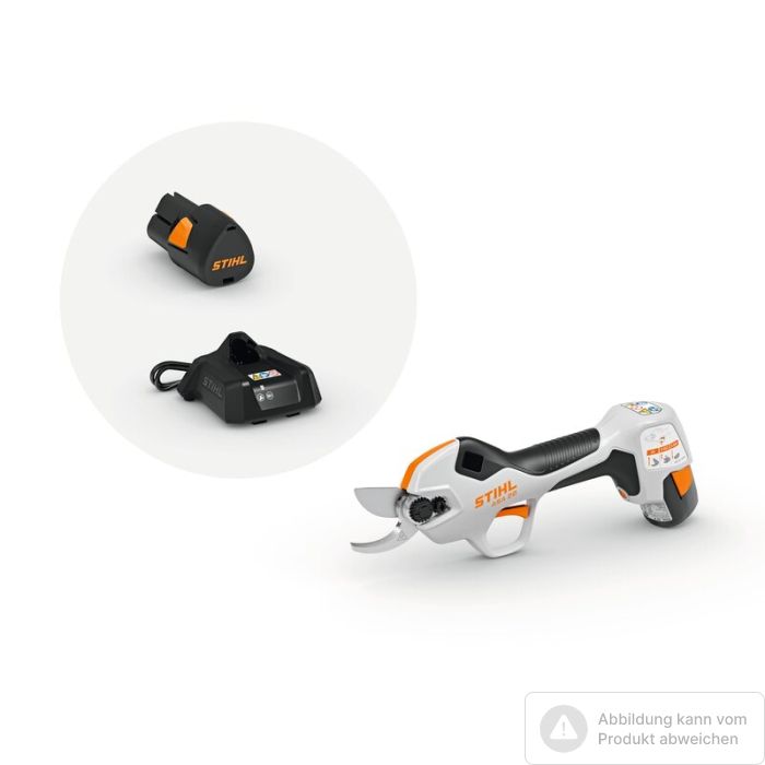 Foto von Stihl Akku-Astschere ASA 20 Set mit 1 x Akku AS 2 und Ladegerät AL 1 Foto von Stihl Akku-Astschere ASA 20 Set mit 1 x Akku AS 2 und Ladegerät AL 1