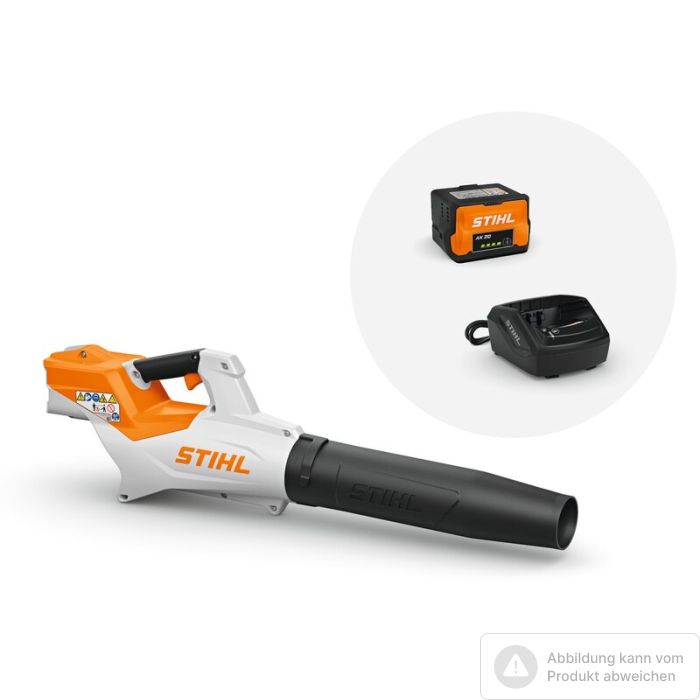 Foto von Stihl Akku-Blasgerät BGA 50 Set mit Akku AK20 und Ladegerät AL101 Foto von Stihl Akku-Blasgerät BGA 50 Set mit Akku AK20 und Ladegerät AL101