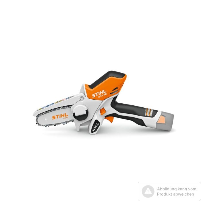 Foto von Stihl Akku-Gehölzschneider GTA 26 Grundgerät 11 Volt, 10 cm Schwert, ohne Akku & Ladegerät Foto von Stihl Akku-Gehölzschneider GTA 26 Grundgerät 11 Volt, 10 cm Schwert, ohne Akku & Ladegerät