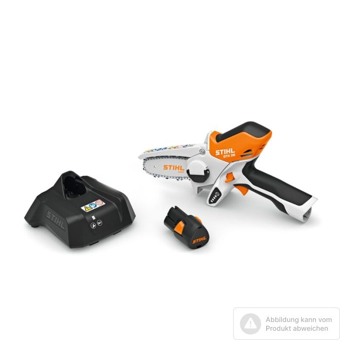 Bild von Stihl Akku-Gehölzschneider GTA 26 Set kompl. mit einem Akku AS2 sowie Ladegerät AL1, Bild von Stihl Akku-Gehölzschneider GTA 26 Set kompl. mit einem Akku AS2 sowie Ladegerät AL1,