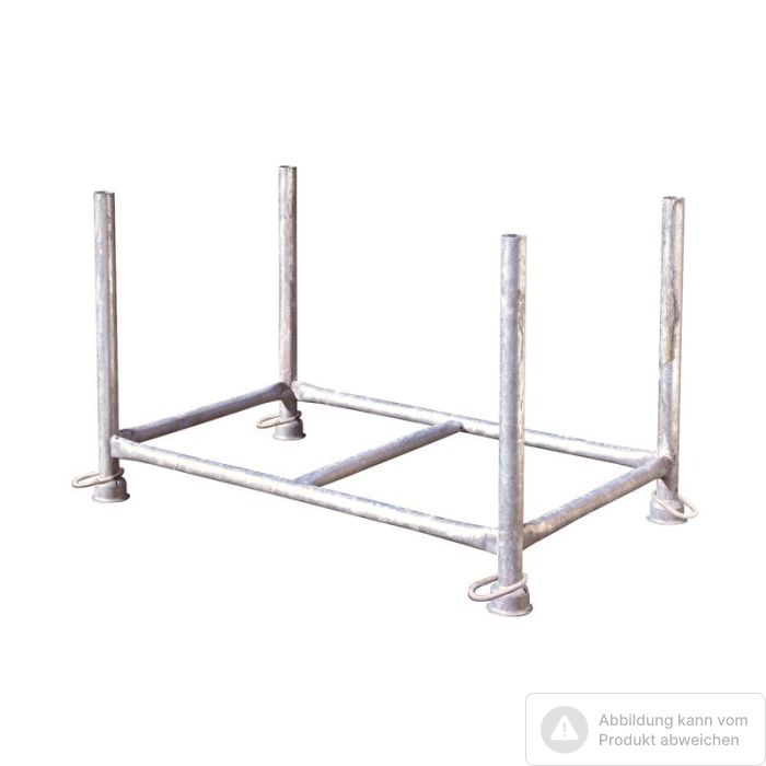 Foto von Müba Stapelpalette verzinkt LxBxH = 1,30 x 0,70 x 0,70 m Foto von Müba Stapelpalette verzinkt LxBxH = 1,30 x 0,70 x 0,70 m