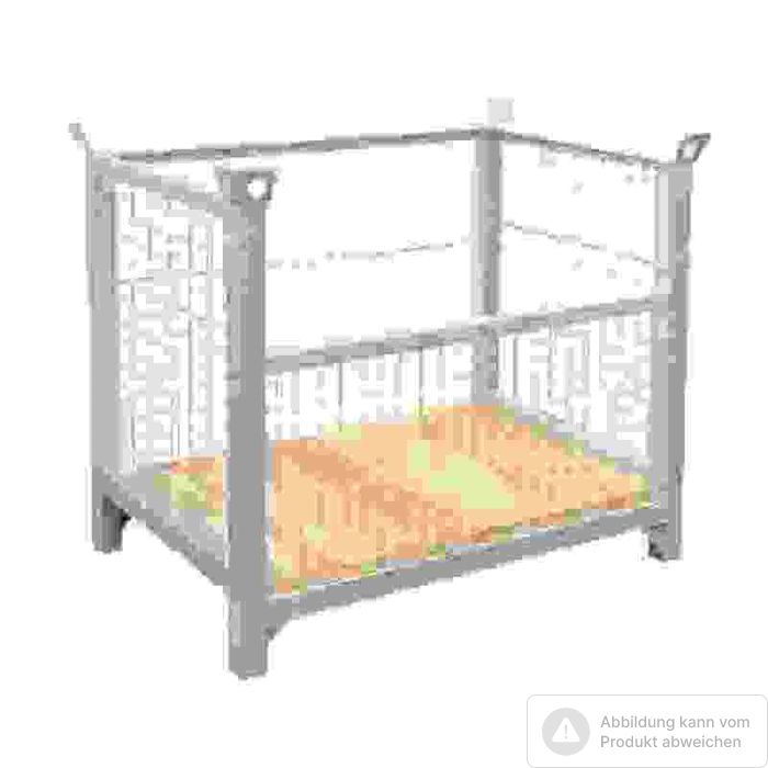 Foto von Müba Schwerlastbox verzinkt L=1,20 m / B=0,80 m / Füllhöhe=0,80 m Foto von Müba Schwerlastbox verzinkt L=1,20 m / B=0,80 m / Füllhöhe=0,80 m