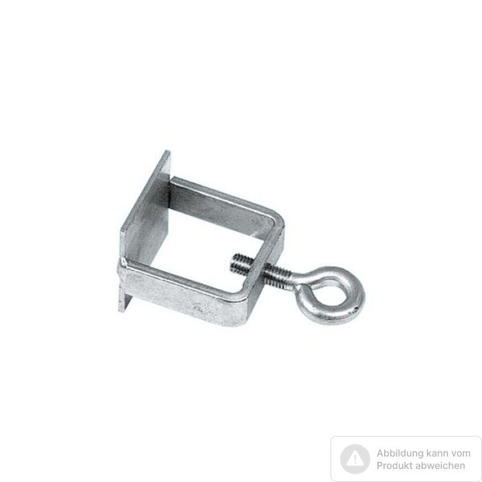Bild von Müba Metallschelle verzinkt für Vierkantrohr Bild von Müba Metallschelle verzinkt für Vierkantrohr