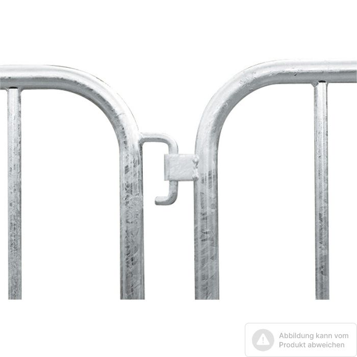 Bild von Müba Absperrgitter L=2,50 m, verzinkt H= 1,10 m, mit 2 Füßen Bild von Müba Absperrgitter L=2,50 m, verzinkt H= 1,10 m, mit 2 Füßen