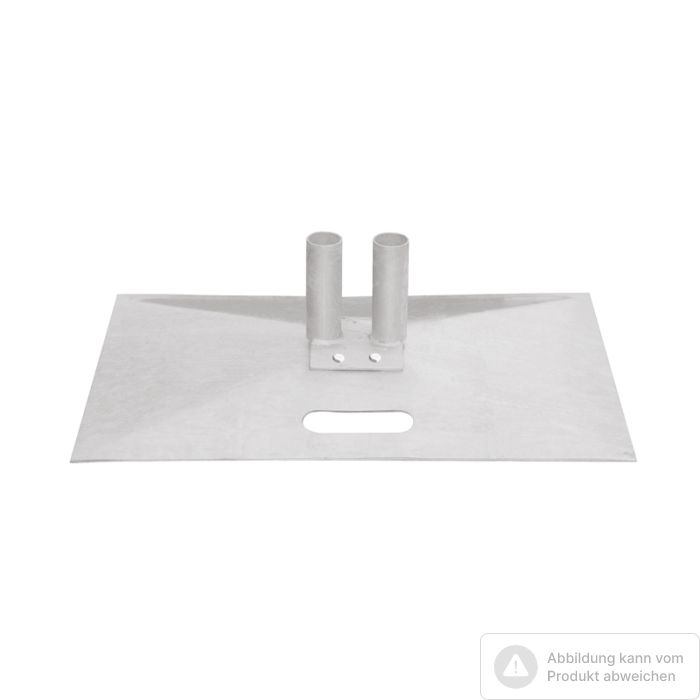 Foto von Müba Stahlfußplatte verzinkt Standfläche: 500 x 700 mm Foto von Müba Stahlfußplatte verzinkt Standfläche: 500 x 700 mm