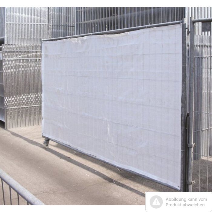 Foto von Müba Bauzaunnetz weiß passend für Bauzaunfeld 3,50 x 2,0 m Foto von Müba Bauzaunnetz weiß passend für Bauzaunfeld 3,50 x 2,0 m