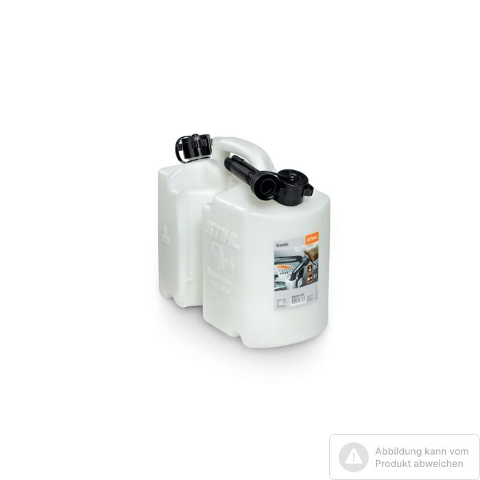Bild von Stihl Kombikanister transparent für 5 Liter Kraftstoff und Bild von Stihl Kombikanister transparent für 5 Liter Kraftstoff und