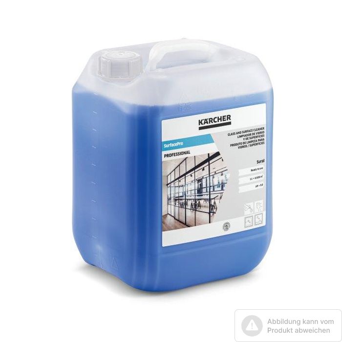 Foto von Kärcher SurfacePro Glas- und Oberflächenreiniger Sural 10 l Foto von Kärcher SurfacePro Glas- und Oberflächenreiniger Sural 10 l