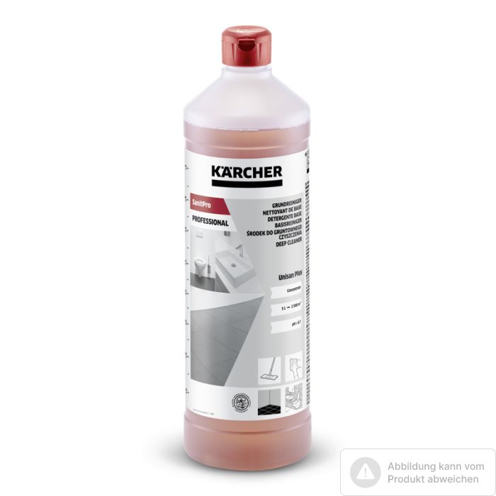 Bild von Kärcher SanitPro Grundreiniger Unisan Plus, 1l Bild von Kärcher SanitPro Grundreiniger Unisan Plus, 1l