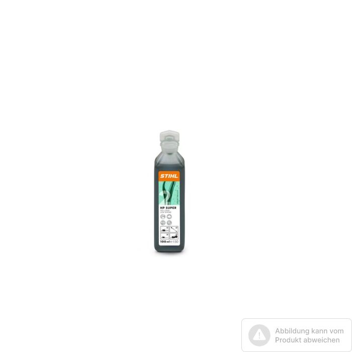 Foto von Stihl Zweitaktmotorenöl HP Super, 1:50 100 ml (für 5 Liter) Foto von Stihl Zweitaktmotorenöl HP Super, 1:50 100 ml (für 5 Liter)