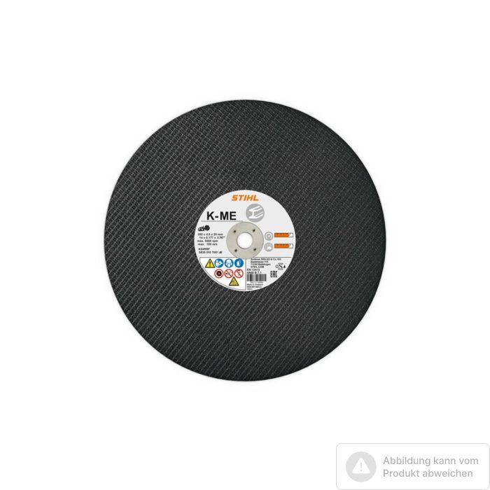 Bild von Stihl Kunstharz-Trennscheibe für Stahl 350 x 4,0 x 20 mm Bild von Stihl Kunstharz-Trennscheibe für Stahl 350 x 4,0 x 20 mm