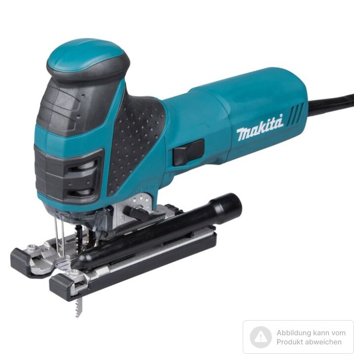 Foto von Makita Stichsäge 4351FCTJ mit Knauf 720 Watt, Pendelhub, 135 mm Schnitttiefe Holz Foto von Makita Stichsäge 4351FCTJ mit Knauf 720 Watt, Pendelhub, 135 mm Schnitttiefe Holz