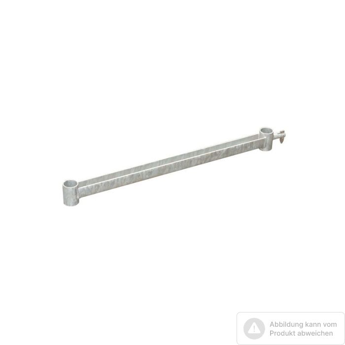 Bild von Müba Fußriegel Fix 70 mit Kippstift für Aluminium-Gerüsttreppe Bild von Müba Fußriegel Fix 70 mit Kippstift für Aluminium-Gerüsttreppe