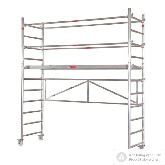 Bild von Müba Alu Rollgerüst Boy 3, L: 2,50 m, B: 0,70 m Bild von Müba Alu Rollgerüst Boy 3, L: 2,50 m, B: 0,70 m