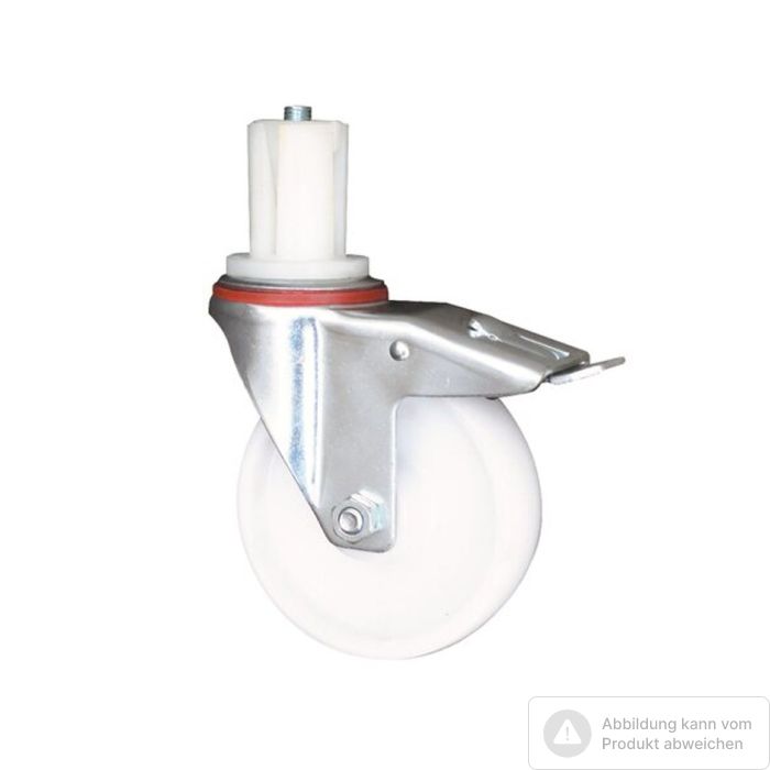 Bild von Müba Rollenfuss Ø125 mm für Alu-Rollgerüst Typ Boy Bild von Müba Rollenfuss Ø125 mm für Alu-Rollgerüst Typ Boy