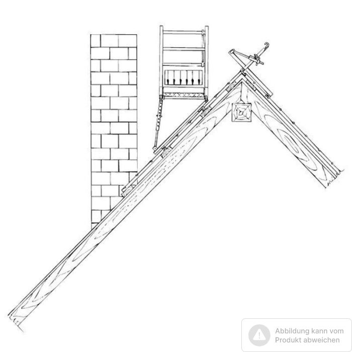 Foto von Müba Dachkamingerüst Alu Typ DK 1, einseitig mit Foto von Müba Dachkamingerüst Alu Typ DK 1, einseitig mit