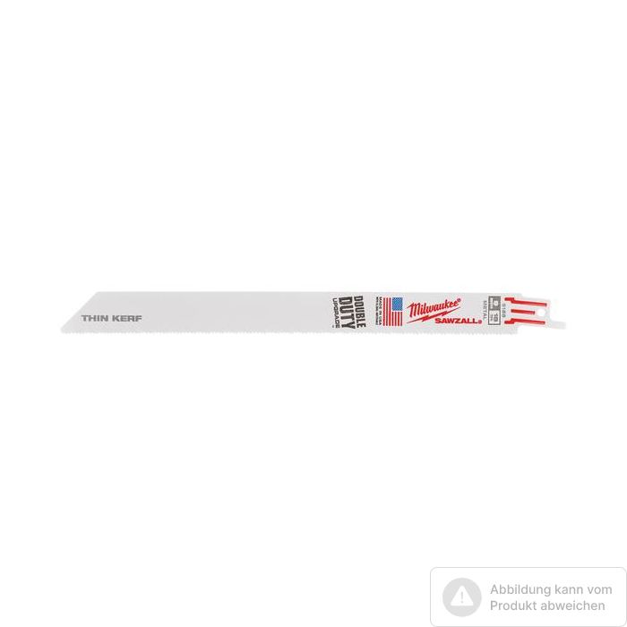 Bild von Milwaukee Säbelsägeblatt 230 mm für Metall, Pack = 5 Stück Bild von Milwaukee Säbelsägeblatt 230 mm für Metall, Pack = 5 Stück