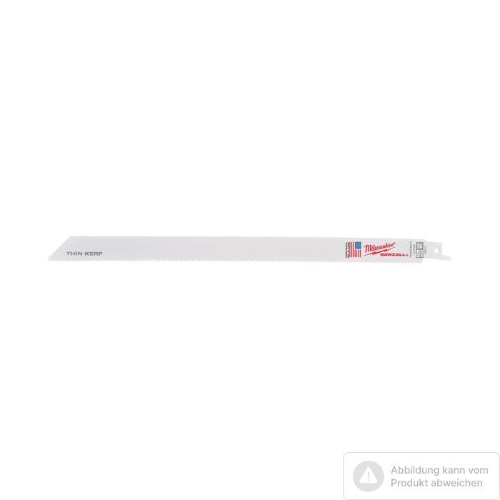 Bild von Milwaukee Säbelsägeblatt 300 mm für Holz/Metall/Kunststoff, Pack = 5 Stück Bild von Milwaukee Säbelsägeblatt 300 mm für Holz/Metall/Kunststoff, Pack = 5 Stück