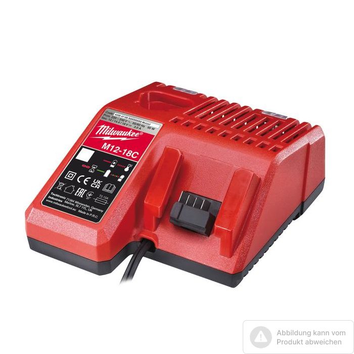 Foto von Milwaukee Ladegerät M12-18 C M12 + M14 + M18 Foto von Milwaukee Ladegerät M12-18 C M12 + M14 + M18