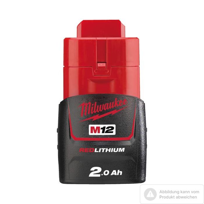 Bild von Milwaukee Ersatzakku M12 B2 / 2,0 Ah Bild von Milwaukee Ersatzakku M12 B2 / 2,0 Ah