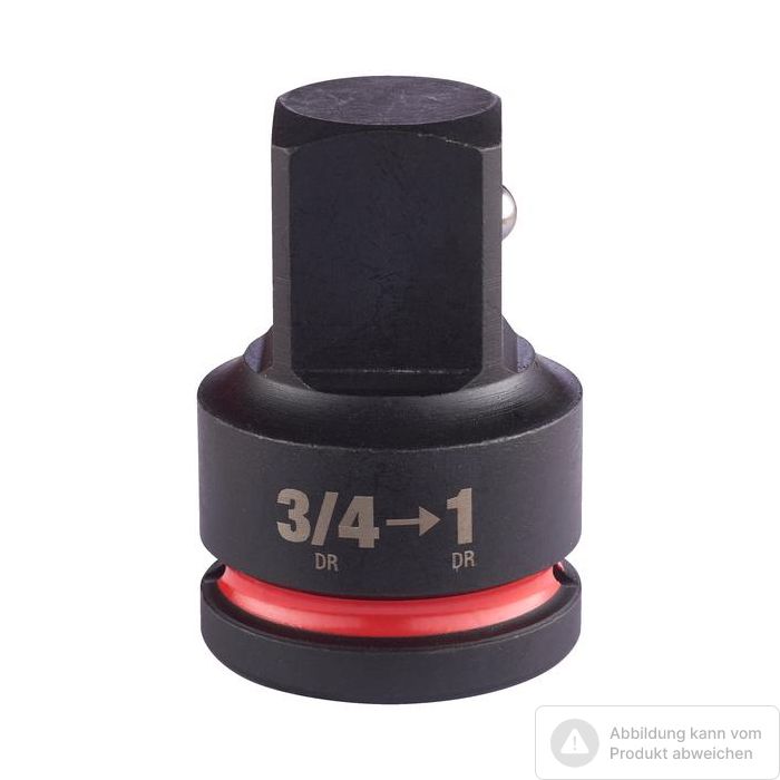 Foto von Milwaukee Shockwave Adapter 3/4" Vierkant auf 1" Vierkant Foto von Milwaukee Shockwave Adapter 3/4" Vierkant auf 1" Vierkant