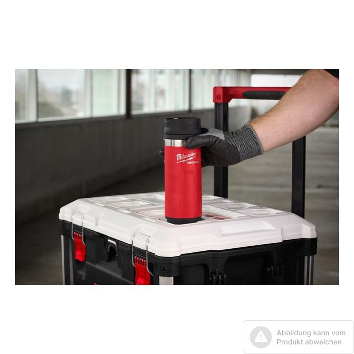 Bild von Milwaukee Packout Isolierbecher, 530 ml mit Trinkdeckel, rot Bild von Milwaukee Packout Isolierbecher, 530 ml mit Trinkdeckel, rot