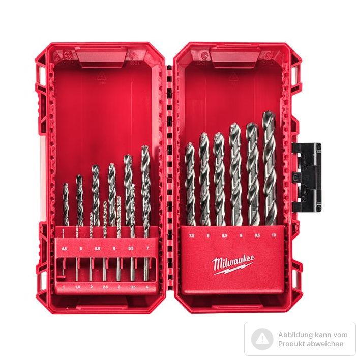 Bild von Milwuakee Metallbohrerkassette HSS-G 19 teilig, 1-10 mm, Bild von Milwuakee Metallbohrerkassette HSS-G 19 teilig, 1-10 mm,