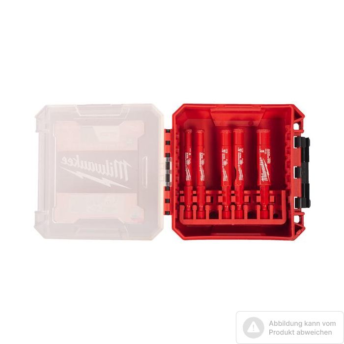 Foto von Milwaukee Diamantbohrer 1/4" Hex Set 5-teilig Foto von Milwaukee Diamantbohrer 1/4" Hex Set 5-teilig