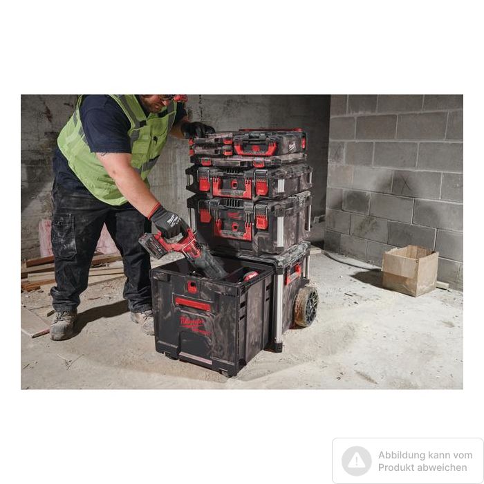 Bild von Milwaukee Packout Trolley Koffer mit Schublade Bild von Milwaukee Packout Trolley Koffer mit Schublade