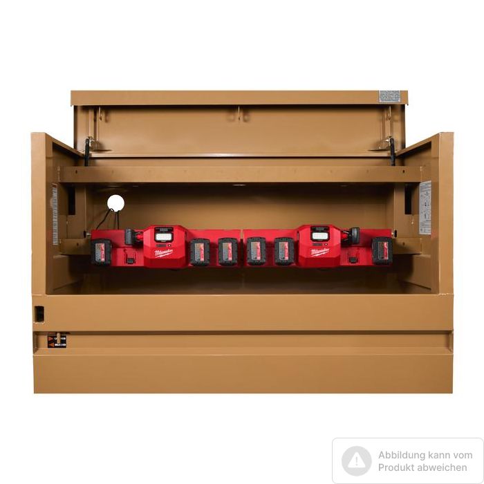Bild von Milwaukee Mehrfachladegerät M12-18GBC4 mit magnetischen Aufhängpunkten Bild von Milwaukee Mehrfachladegerät M12-18GBC4 mit magnetischen Aufhängpunkten