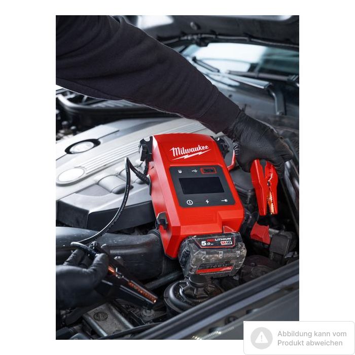 Foto von Milwaukee Akku-Starthilfe M18 JS2000-0, max. 2000A Spitzenstrom für Benzin/Diesel-motoren 8,1L/3,0L Foto von Milwaukee Akku-Starthilfe M18 JS2000-0, max. 2000A Spitzenstrom für Benzin/Diesel-motoren 8,1L/3,0L
