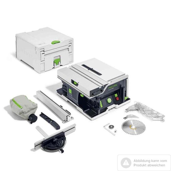 Bild von Festool Akku-Tischkreissäge CSC SYS 50 EBI-Basic für 18 Volt Akkus, ohne Akku, ohne Ladegerät Bild von Festool Akku-Tischkreissäge CSC SYS 50 EBI-Basic für 18 Volt Akkus, ohne Akku, ohne Ladegerät
