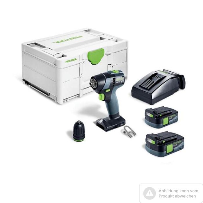Foto von Festool Akku-Bohrschrauber TXS 12 2,5-Plus 10,8 Volt, 2 Akkupacks 2,5 Ah, Ladegerät, Foto von Festool Akku-Bohrschrauber TXS 12 2,5-Plus 10,8 Volt, 2 Akkupacks 2,5 Ah, Ladegerät,