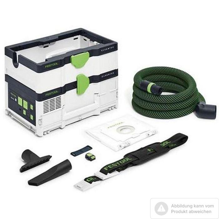 Bild von Festool Akku-Absaugmobil CTMC SYS I-Basic CLEANTEC für 18 Volt Akkus, ohne Akkus, ohne Ladegerät Bild von Festool Akku-Absaugmobil CTMC SYS I-Basic CLEANTEC für 18 Volt Akkus, ohne Akkus, ohne Ladegerät